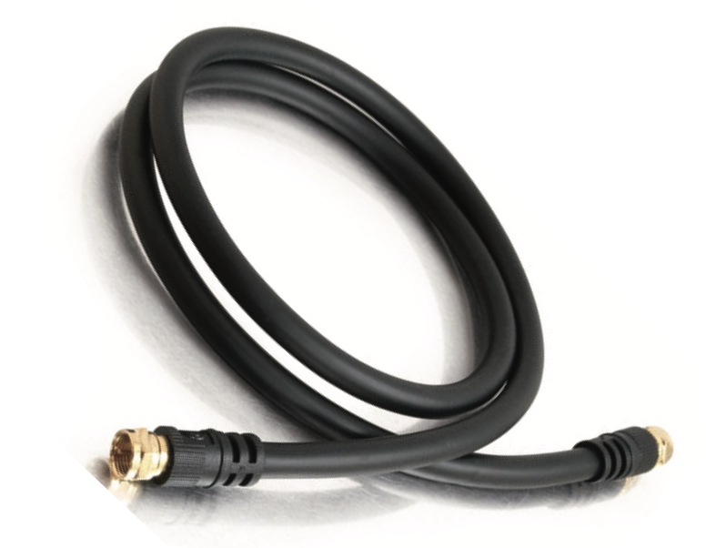 1M RG6 Hookup Cable F to F Digital RV