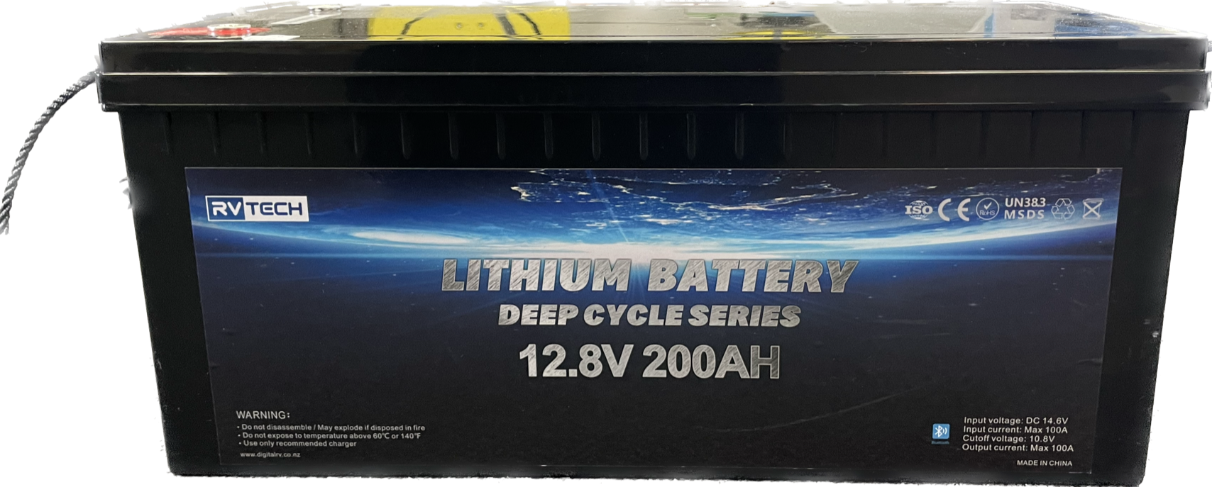 12V 200AH Lithium Iron Phosphate Battery With BMS - Digital RV